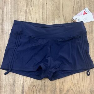 CALIA by Carrie Underwood Navy Swim Boyshorts